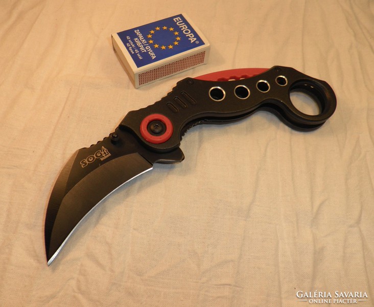 SOG karambit, gyűjteményből. Vágatlan. Kés, bicska, tőr, borotva.