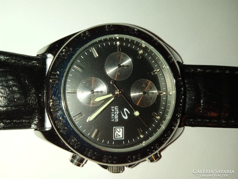 Urban Spirit Chrono Sport karóra kronográf funkcióval  - új elemmel - NEM HASZNÁLT!!!