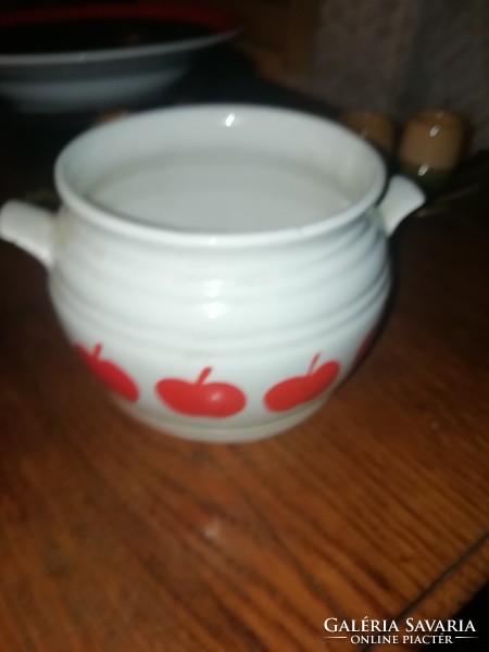 Gránit cukor tartó almás.Akció Aukció több száz termék vegye vigye