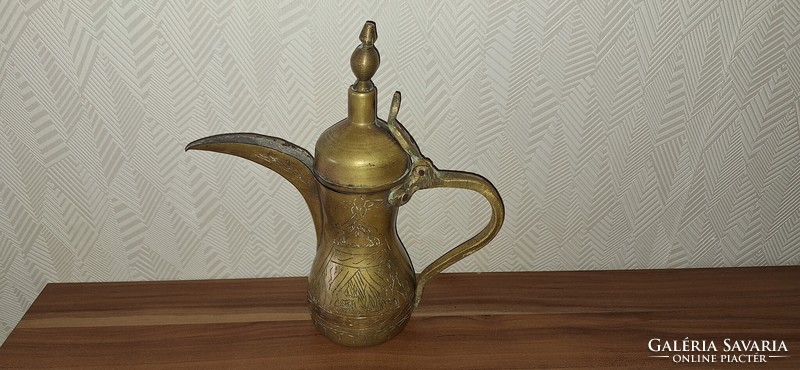 Old Turkish brass jug
