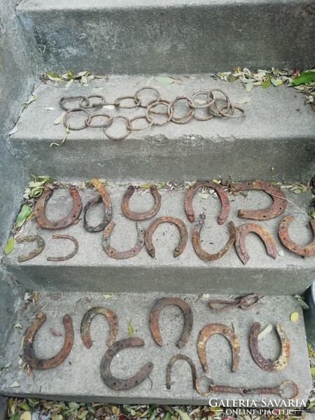 Régi lóvas szerszámok patkók 22 db.Több száz aukció és akció vegye - vigye