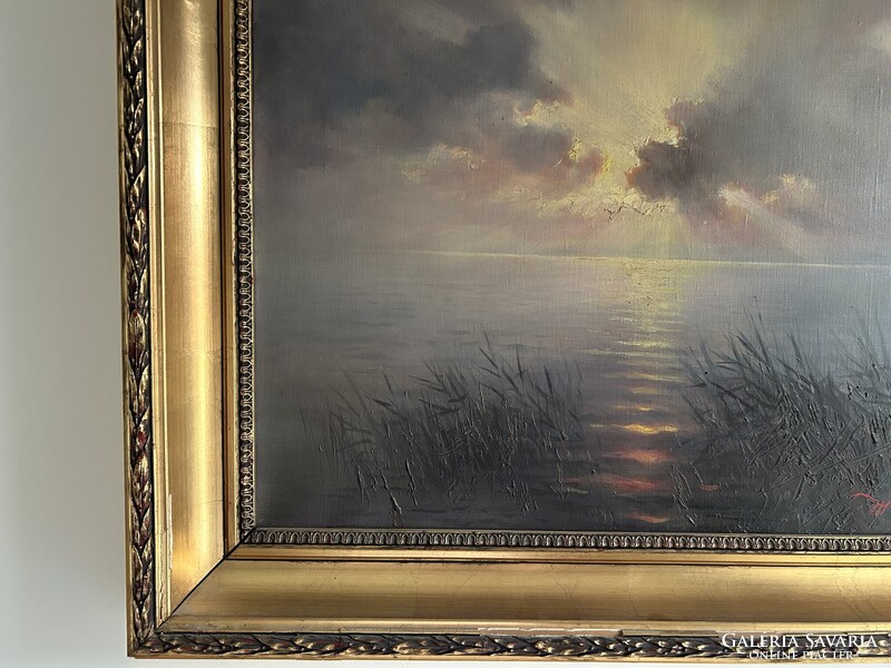 Mészáros Jenő (1883-????) Aranyhíd a Balatonon