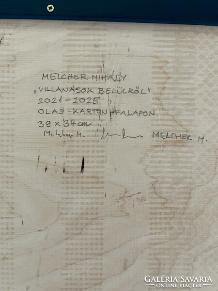 Melcher Mihàly “Villanások Belülről” 2021-2025