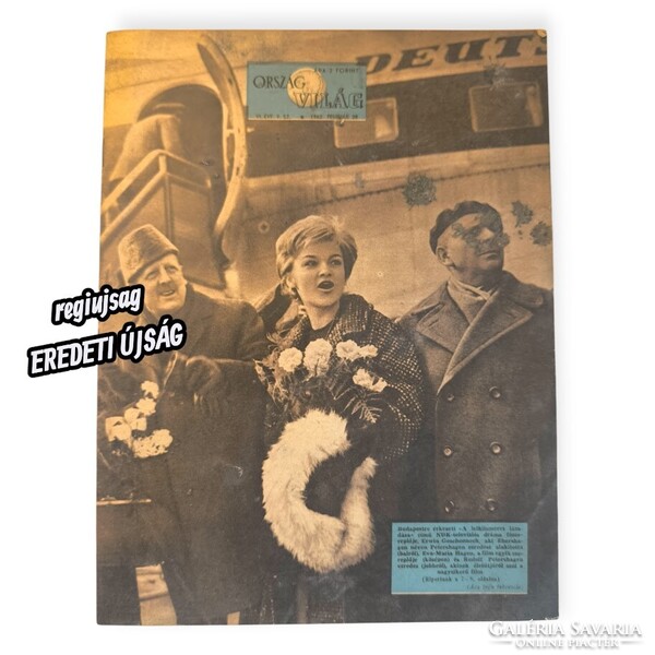 Ország-Világ 1962. február – utazás, hírességek és tavaszi hangulat – eredeti