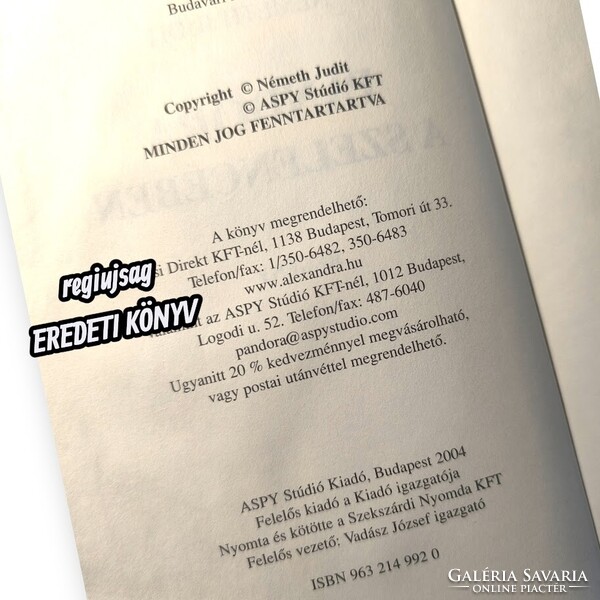 Pandóra a szelencében · 2004 · eredeti ASPY kiadás