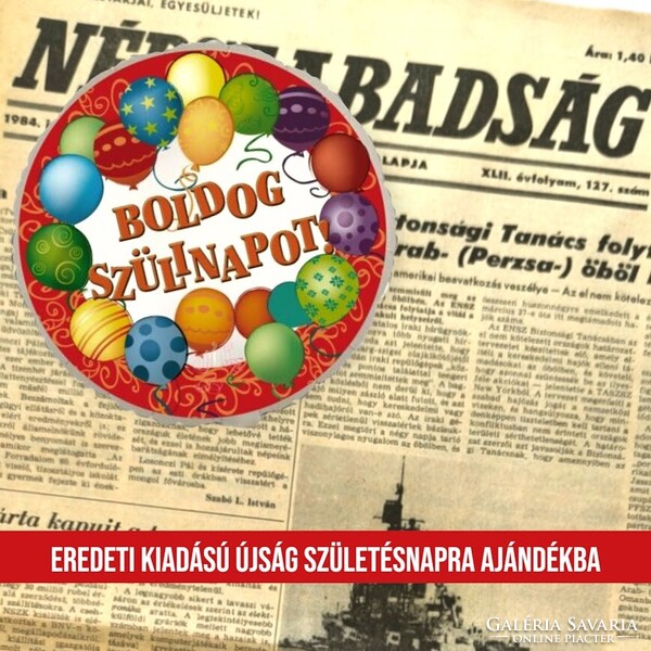 1966 január 12  /  Népszabadság  /  Születésnapra RETRO újság Ssz.:  34692