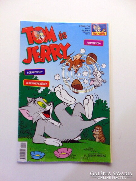 2006 április  /  TOM és JERRY  /  SZÜLETÉSNAPRA! Eredeti, régi képregény:-) Ssz.:  18084