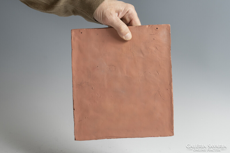 Kovács Margit faliplakett - Mária a gyermek Jézussal (25-0306)