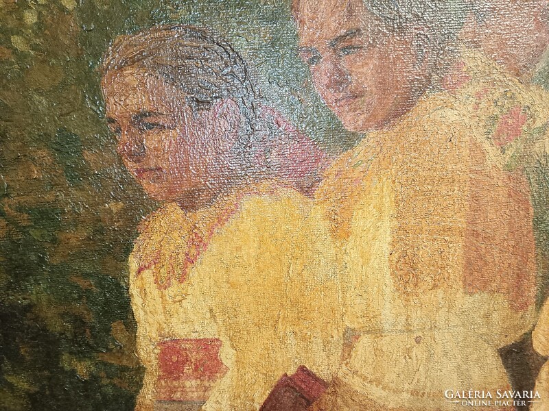 Olajfestmény. Bottka Miklós alkotása.