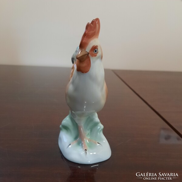 Herendi porcelán kakas figura. 1.oszt.
