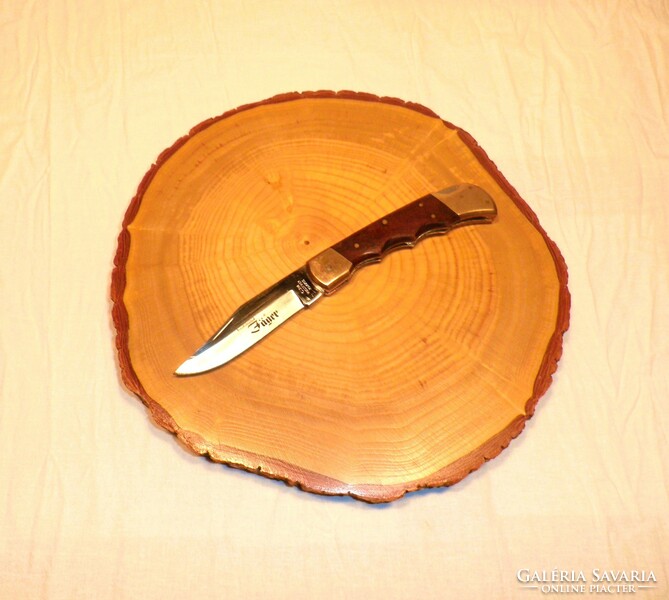 Nagy méretű, Herbertz Jäger bicska, gyűjteményből. Kés, bicska, tőr, borotva.