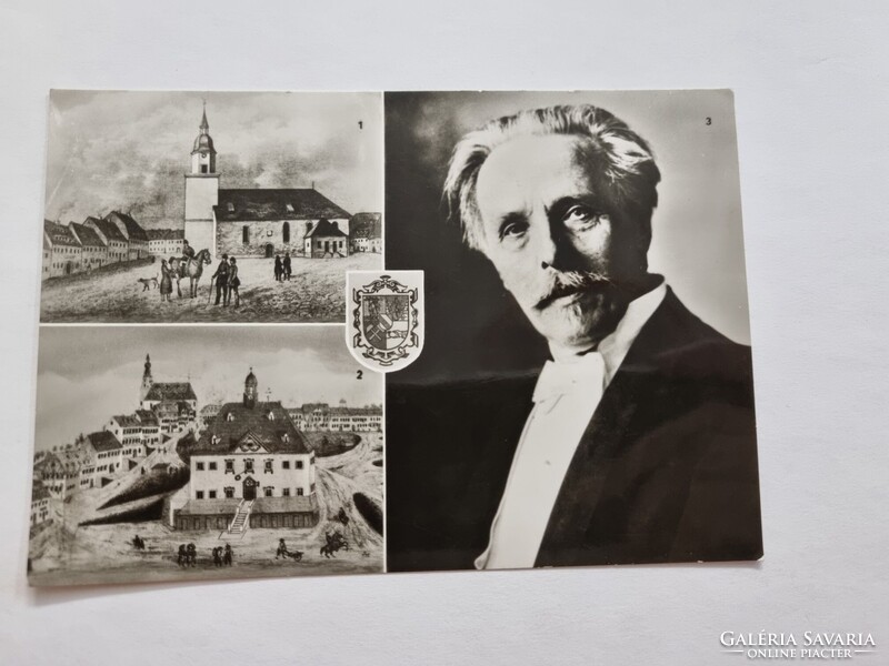 HOHENSTEIN-ERNSSTHAL fekete-fehér postatiszta képeslap-Karl May születési helye