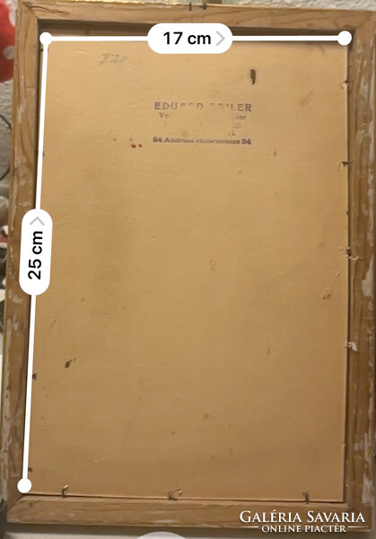 Halász-Hradil Elemér - Enteriőr mandolinnal 1920