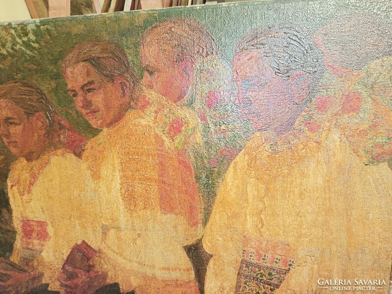 Olajfestmény. Bottka Miklós alkotása.