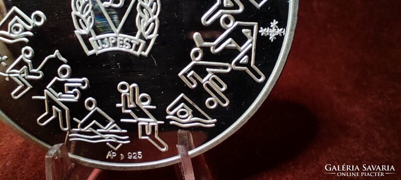 Újpesti Dózsa Ezüst Centenáriumi Emlékérem - Ritkaság a Gyűjteménybe