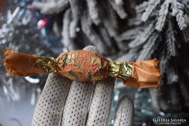 3 darab igazán Régi konzum szaloncukor  ,  karácsonyfadísz