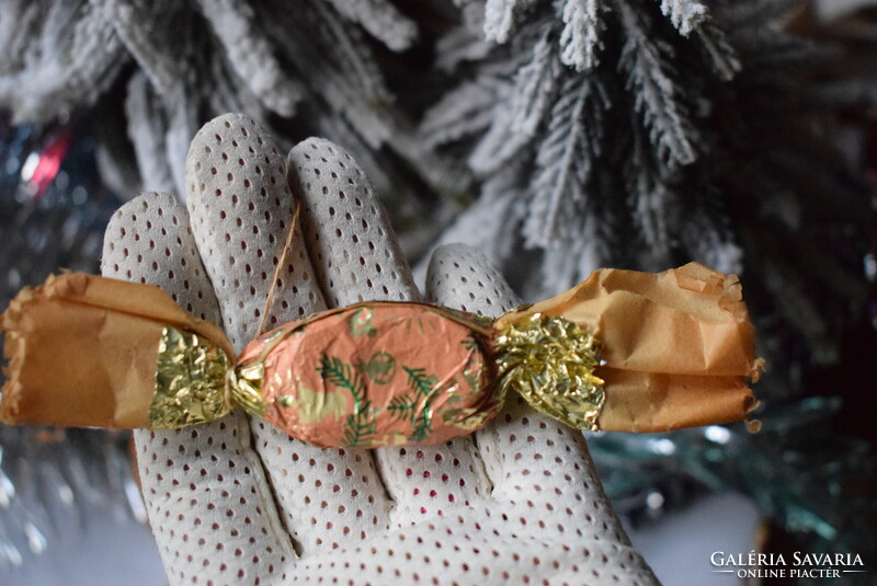 3 darab igazán Régi konzum szaloncukor  ,  karácsonyfadísz