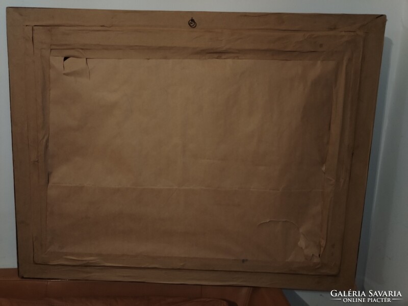 Neogrády Antal (1861-1942) - Vadász az őszi erdőben, hatalmas régi olajfestmény, karácsonyi aukció!