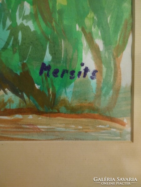 Mersits Piroska(1926 - 1988): Nyári parkban
