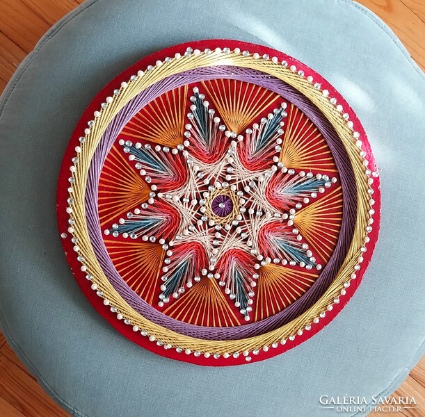 GYÖNYÖRŰ FONAL MANDALA!