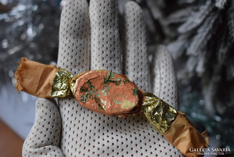 3 darab igazán Régi konzum szaloncukor  ,  karácsonyfadísz