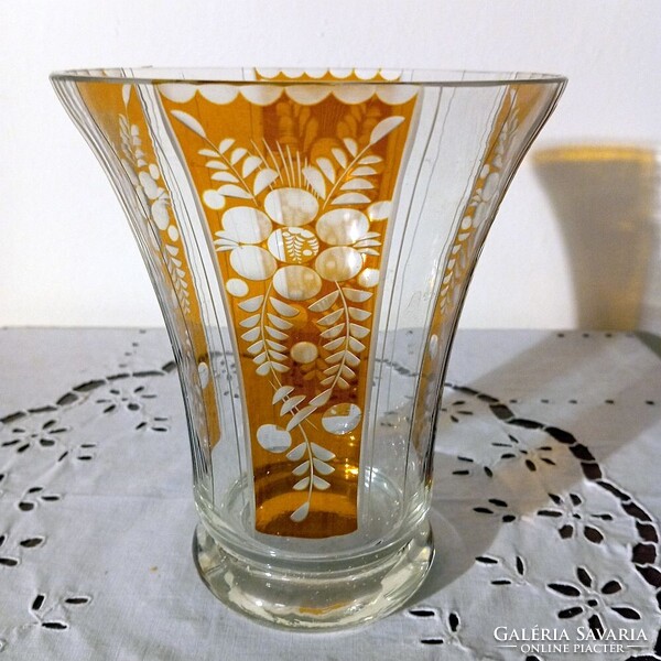 Gyönyörű Art Deco váza az 1930-as évekből /Karl Palda, Bohemia/ -Hibátlan!