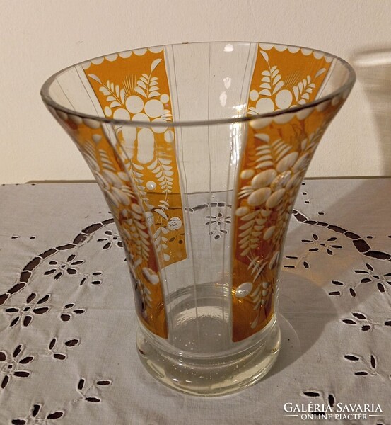 Gyönyörű Art Deco váza az 1930-as évekből /Karl Palda, Bohemia/ -Hibátlan!