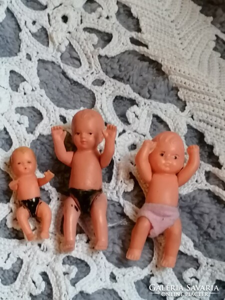 Retro mini gumibabák, babaházba a hetvenes évekből  32.