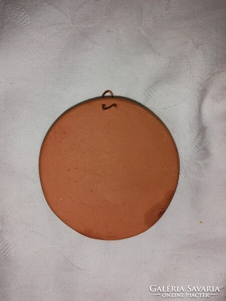 Petőfiné Szendrey Júlia terrakotta emlékplakett    O