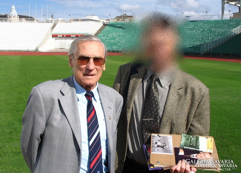 Aranycsapat Puskás. Angol-magyar dedikált eredeti műsorfüzet Grosics Buzánszky. foci aláírás