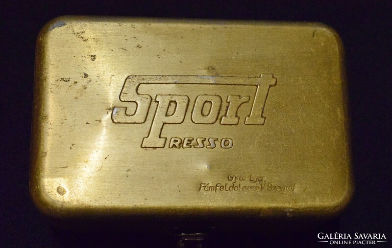 Sport Presso régi túra kiránduló kemping kávéfőző készlet módosított Fémfeldolgozó V. Szeged