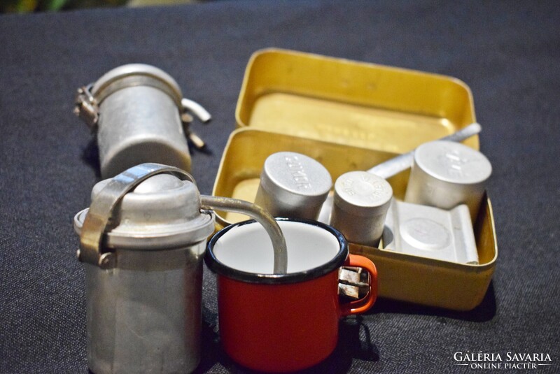 Sport Presso régi túra kiránduló kemping kávéfőző készlet módosított Fémfeldolgozó V. Szeged