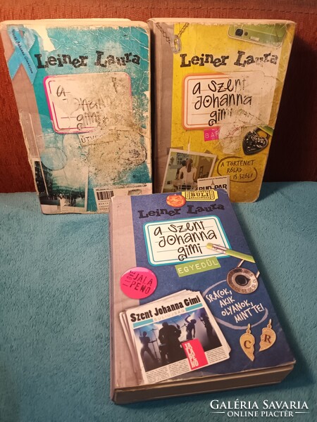 A Szent Johanna gimi - Leiner Laura - 3 db könyv egyben - Egyedül, Útvesztő, Barátok