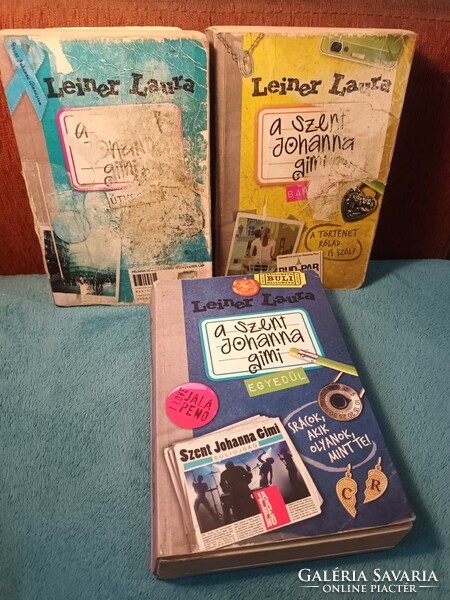 A Szent Johanna gimi - Leiner Laura - 3 db könyv egyben - Egyedül, Útvesztő, Barátok