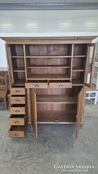 Vitrin tálalószekrény komód sokfiókos komód