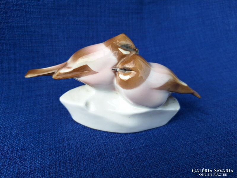 Zsolnay cinke, madár pár