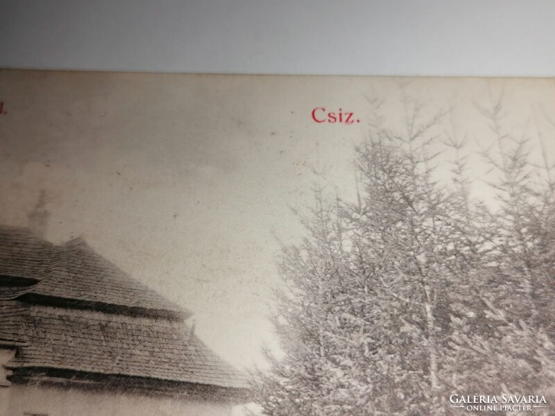 Csíz (Csíz fürdő) az igazgató magán háza park részlettel  1909-ben     1060.