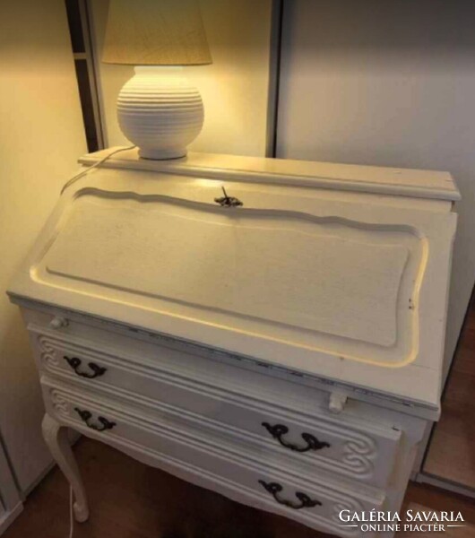 Fehér szekreter/íróaszal_kiváló állapotban_10e leárazva...