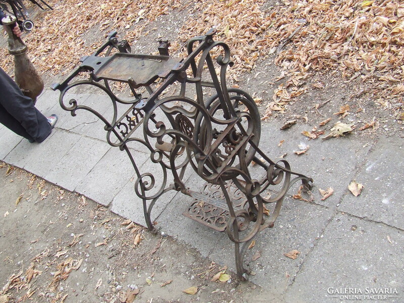 Antique sewing machine stand