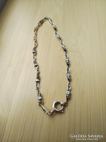 Antik arany Mór fejes karlánc