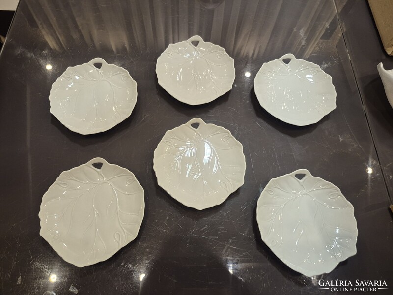 Porcelán kínáló tál 6db