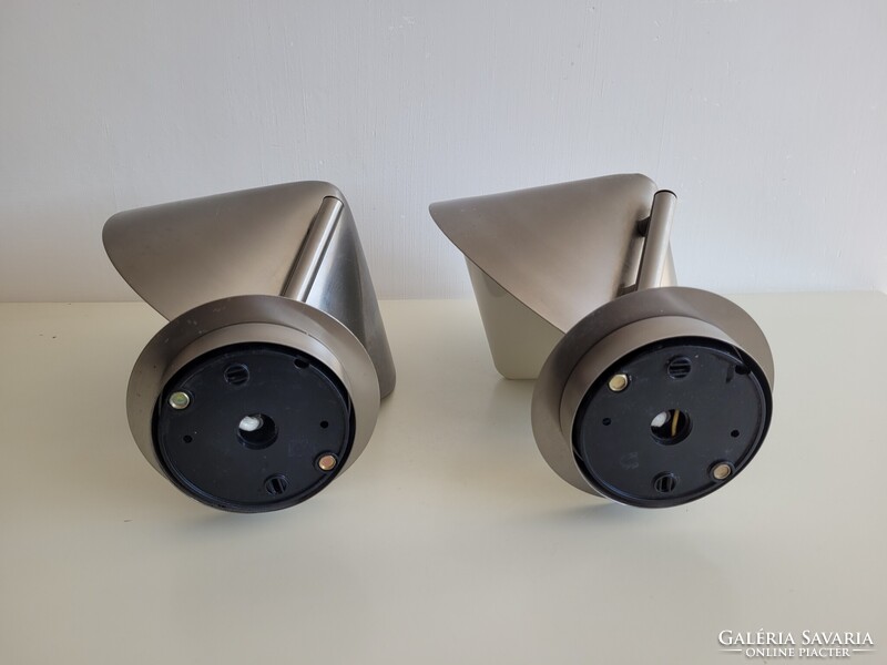 2 db retro kültéri inox falikar rozsdamentes fali lámpa
