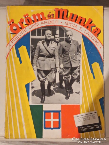 "Öröm és Munka".1940.Korának megfelelő állapotú újság.