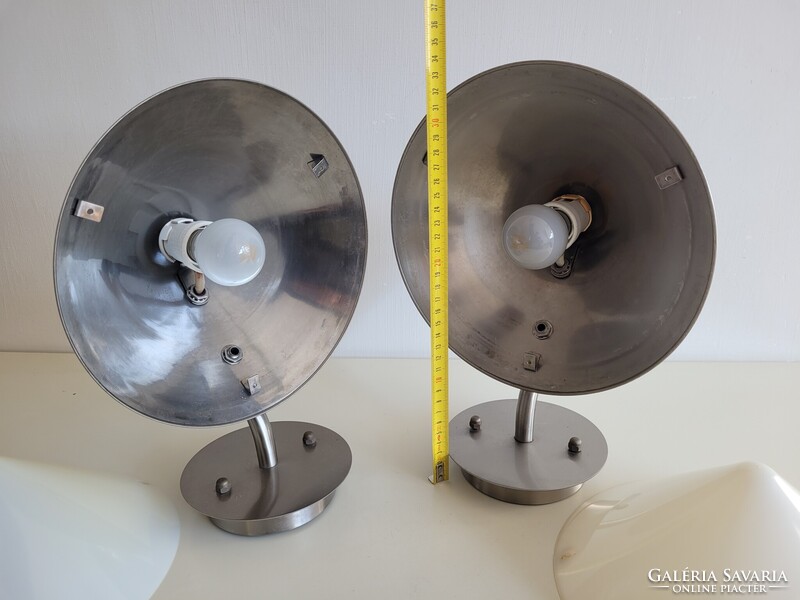 2 db retro kültéri inox falikar rozsdamentes fali lámpa