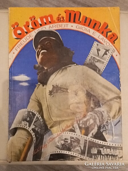 "Öröm és Munka".1940.Korának megfelelő állapotú újság.