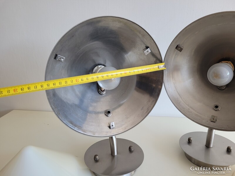 2 db retro kültéri inox falikar rozsdamentes fali lámpa