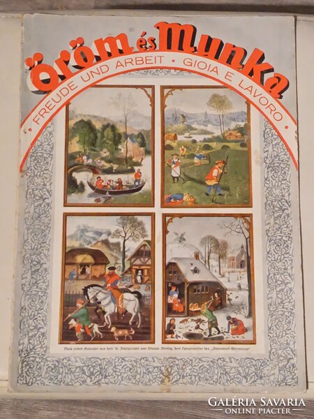 "Öröm és Munka".1940.Korának megfelelő állapotú újság.