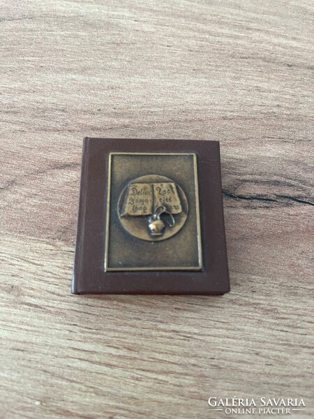 Jármai Ervin - R. Kiss Lenke bányászati érmei, miniatúrakönyv, számozott, 1984 (NAGYON RITKA)