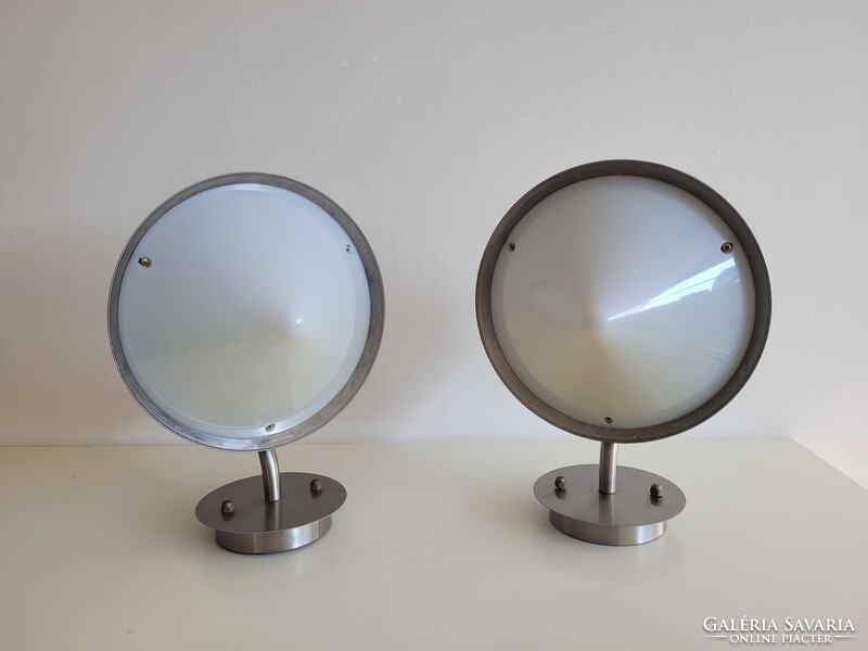 2 db retro kültéri inox falikar rozsdamentes fali lámpa
