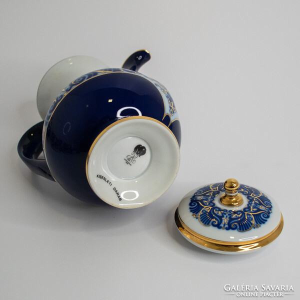 1FT-ról! Hollóházi Cobalt Mátrix mintás kísérleti kávés készlet